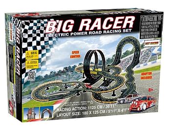 Aanbiedingen Racebaan Big Racer - Merkloos - Geldig van 22/10/2016 tot 07/12/2016 bij ToyChamp