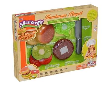Aanbiedingen Slice-a-rific hamburger Set - Merkloos - Geldig van 22/10/2016 tot 07/12/2016 bij ToyChamp