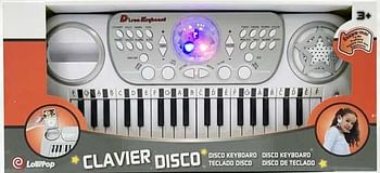 Aanbiedingen Disco Keyboard met discobal en hoofdmicrofoon - Merkloos - Geldig van 22/10/2016 tot 07/12/2016 bij ToyChamp