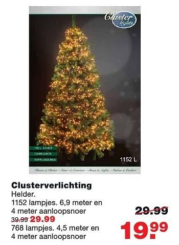 Aanbiedingen Clusterverlichting - Huismerk - Praxis - Geldig van 29/11/2016 tot 04/12/2016 bij Praxis