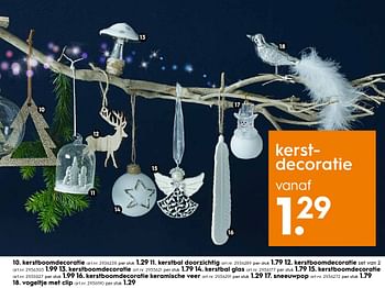 Aanbiedingen Kerstdecoratie - Huismerk - Blokker - Geldig van 29/11/2016 tot 07/12/2016 bij Blokker