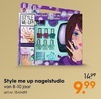 Aanbiedingen Style me up nagelstudio - Style me up - Geldig van 29/11/2016 tot 07/12/2016 bij Blokker