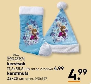 Aanbiedingen Kerstsok - Disney  Frozen - Geldig van 29/11/2016 tot 07/12/2016 bij Blokker