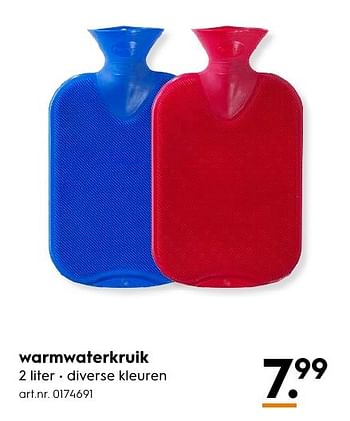 Aanbiedingen Warmwaterkruik - Huismerk - Blokker - Geldig van 29/11/2016 tot 07/12/2016 bij Blokker