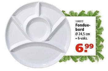 Aanbiedingen Fonduebord - Huismerk - Marskramer - Geldig van 01/12/2016 tot 24/12/2016 bij Marskramer