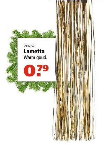 Aanbiedingen Lametta - Huismerk - Marskramer - Geldig van 01/12/2016 tot 24/12/2016 bij Marskramer