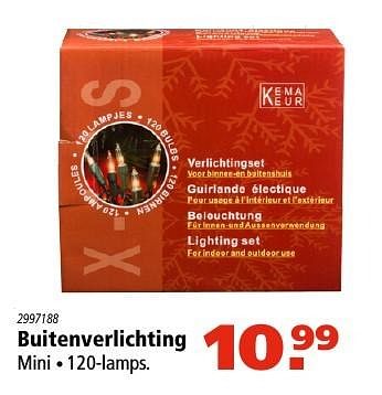 Aanbiedingen Buitenverlichting - Huismerk - Marskramer - Geldig van 01/12/2016 tot 24/12/2016 bij Marskramer