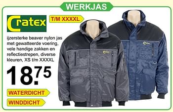 Aanbiedingen Werkjas - Cratex - Geldig van 04/12/2016 tot 24/12/2016 bij Van Cranenbroek