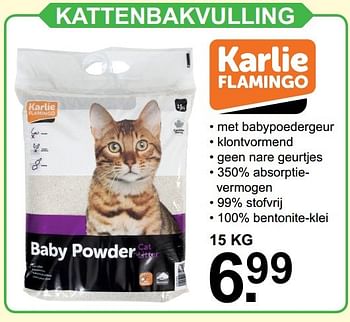 Aanbiedingen Kattenbakvulling - Karlie-Flamingo - Geldig van 04/12/2016 tot 24/12/2016 bij Van Cranenbroek