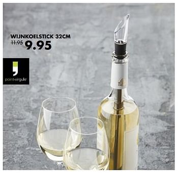 Aanbiedingen Wijnkoelstick 32cm - Point-Virgule - Geldig van 01/12/2016 tot 31/12/2016 bij Multi Bazar