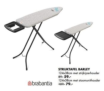 Aanbiedingen Strijktafel barley - Brabantia - Geldig van 01/12/2016 tot 31/12/2016 bij Multi Bazar