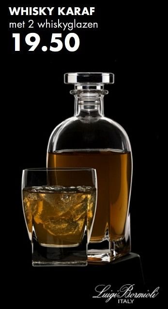 Aanbiedingen Whisky karaf - Luigi Bormioli - Geldig van 01/12/2016 tot 31/12/2016 bij Multi Bazar