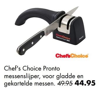 Aanbiedingen Chef`s choice pronto messenslijper - Chef's Choice - Geldig van 01/12/2016 tot 31/12/2016 bij Multi Bazar
