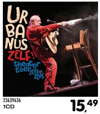 Aanbiedingen 1cd urbanus zelf theater toer 2013-2015 - Huismerk - Supra Bazar - Geldig van 06/12/2016 tot 10/01/2017 bij Supra Bazar