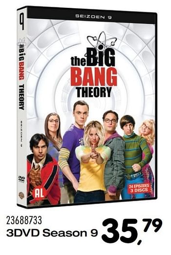 Aanbiedingen 3dvd season 9 the big bang theory - Huismerk - Supra Bazar - Geldig van 06/12/2016 tot 10/01/2017 bij Supra Bazar