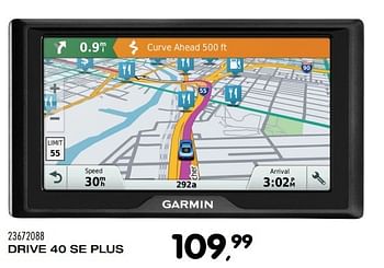 Aanbiedingen Garmin drive 40 se plus - Garmin - Geldig van 06/12/2016 tot 10/01/2017 bij Supra Bazar