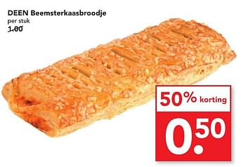Aanbiedingen Deen beemsterkaasbroodje - Huismerk deen supermarkt - Geldig van 04/12/2016 tot 10/12/2016 bij Deen Supermarkten