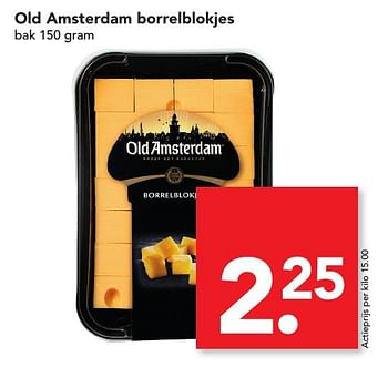 Aanbiedingen Old amsterdam borrelblokjes - Old Amsterdam - Geldig van 04/12/2016 tot 10/12/2016 bij Deen Supermarkten