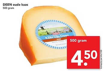 Aanbiedingen Deen oude kaas - Huismerk deen supermarkt - Geldig van 04/12/2016 tot 10/12/2016 bij Deen Supermarkten