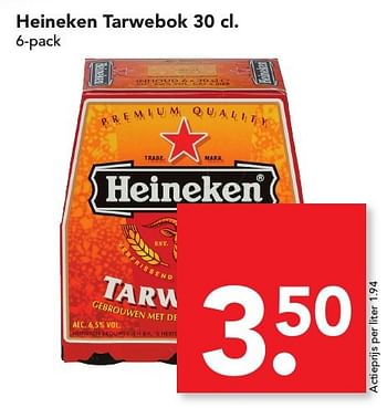 Aanbiedingen Heineken tarwebok - Heineken - Geldig van 04/12/2016 tot 10/12/2016 bij Deen Supermarkten