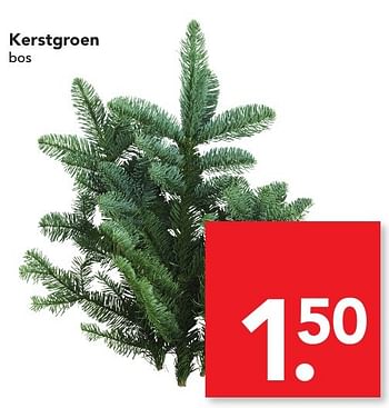 Aanbiedingen Kerstgroen - Huismerk deen supermarkt - Geldig van 04/12/2016 tot 10/12/2016 bij Deen Supermarkten