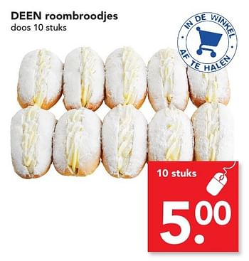 Aanbiedingen Deen roombroodjes - Huismerk deen supermarkt - Geldig van 04/12/2016 tot 10/12/2016 bij Deen Supermarkten