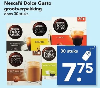 Aanbiedingen Nescafé dolce gusto grootverpakking - Nescafe - Geldig van 04/12/2016 tot 10/12/2016 bij Deen Supermarkten