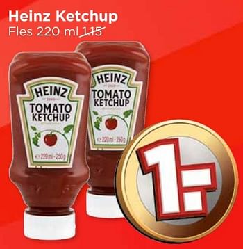 Aanbiedingen Heinz ketchup - Heinz - Geldig van 04/12/2016 tot 10/12/2016 bij Vomar