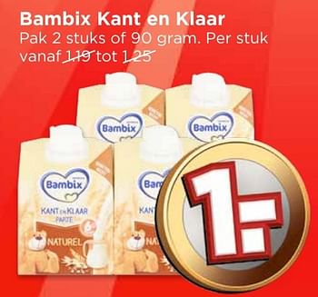 Aanbiedingen Bambix kant en klaar - Bambix - Geldig van 04/12/2016 tot 10/12/2016 bij Vomar