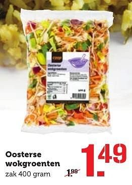 Aanbiedingen Oosterse wokgroenten - Huismerk - Coop - Geldig van 05/12/2016 tot 11/12/2016 bij Coop