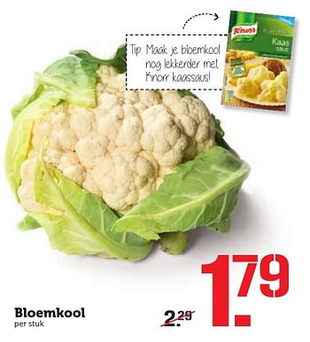 Aanbiedingen Bloemkool - Huismerk - Coop - Geldig van 05/12/2016 tot 11/12/2016 bij Coop