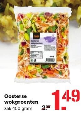 Aanbiedingen Oosterse wokgroenten - Huismerk - Coop - Geldig van 05/12/2016 tot 11/12/2016 bij Coop