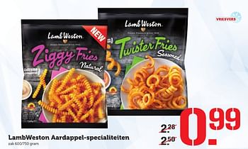 Aanbiedingen Lambweston aardappel-specialiteiten - Lambweston - Geldig van 05/12/2016 tot 11/12/2016 bij Coop