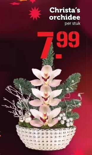 Aanbiedingen Christa`s orchidee - Huismerk - Coop - Geldig van 05/12/2016 tot 11/12/2016 bij Coop