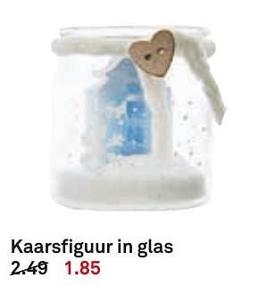 Aanbiedingen Kaarsfiguur in glas - Huismerk Karwei - Geldig van 05/12/2016 tot 11/12/2016 bij Karwei