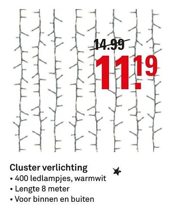 Aanbiedingen Cluster verlichting - Huismerk Karwei - Geldig van 05/12/2016 tot 11/12/2016 bij Karwei