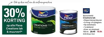 Aanbiedingen Creations lak - Flexa - Geldig van 05/12/2016 tot 11/12/2016 bij Karwei