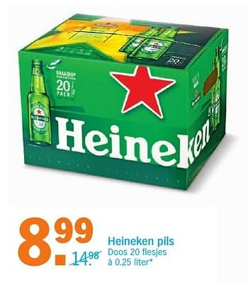 Aanbiedingen Heineken pils - Heineken - Geldig van 04/12/2016 tot 11/12/2016 bij Albert Heijn