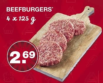 Aanbiedingen Beefburgers - Huismerk - Aldi - Geldig van 04/12/2016 tot 11/12/2016 bij Aldi