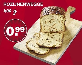 Aanbiedingen Rozijnenwegge - Huismerk - Aldi - Geldig van 04/12/2016 tot 11/12/2016 bij Aldi