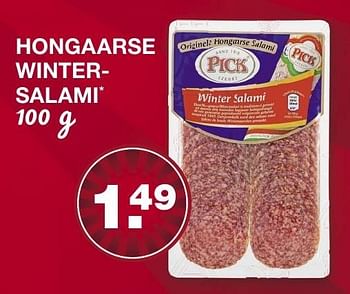Aanbiedingen Hongaarse wintersalami - Huismerk - Aldi - Geldig van 04/12/2016 tot 11/12/2016 bij Aldi