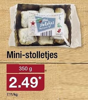 Aanbiedingen Mini-stolletjes - Huismerk - Aldi - Geldig van 04/12/2016 tot 11/12/2016 bij Aldi