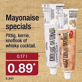 Aanbiedingen Mayonaise specials - Huismerk - Aldi - Geldig van 04/12/2016 tot 11/12/2016 bij Aldi