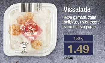 Aanbiedingen Vissalade - Huismerk - Aldi - Geldig van 04/12/2016 tot 11/12/2016 bij Aldi