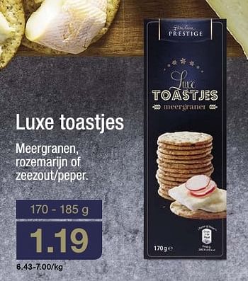 Aanbiedingen Luxe toastjes - Huismerk - Aldi - Geldig van 04/12/2016 tot 11/12/2016 bij Aldi