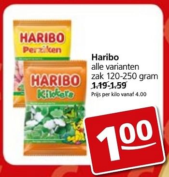 Aanbiedingen Haribo - Haribo - Geldig van 05/12/2016 tot 11/12/2016 bij Jan Linders