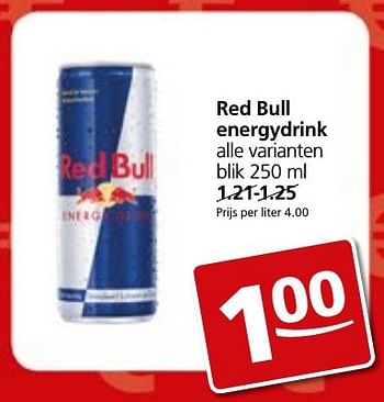 Aanbiedingen Red bull energydrink - Red Bull - Geldig van 05/12/2016 tot 11/12/2016 bij Jan Linders