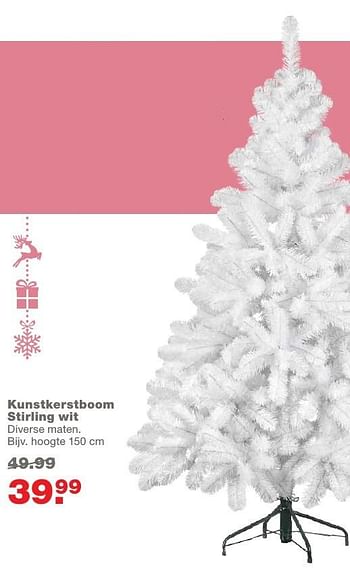 Aanbiedingen Kunstkerstboom stirling wit - Huismerk - Praxis - Geldig van 05/12/2016 tot 11/12/2016 bij Praxis