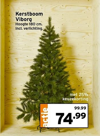 Aanbiedingen Kerstboom viborg - Huismerk - Gamma - Geldig van 04/12/2016 tot 11/12/2016 bij Gamma