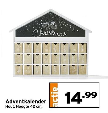Aanbiedingen Adventkalender - Huismerk - Gamma - Geldig van 04/12/2016 tot 11/12/2016 bij Gamma